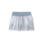 PJ Harlow mikel satin boxer short with draw string in morning blue
