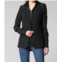 Fate zip-out hoodie jacket in black