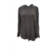 PJ Harlow tara long sleeve hoodie with pocket in black