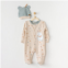 Andy Wawa beige & green romper with hat