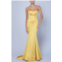 Bariano victoria sweetheart dress in gold