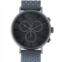 Timex fairfield supernova chronograph 41 mm gray leather watch tw2r97800