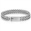 Crucible Jewelry crucible los angeles stainless steel double row franco 12mm wide - 10