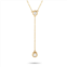 Non Branded lb exclusive 14k yellow gold 0.20 ct diamond pendant necklace