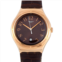 Swatch harmonieuse 41 mm brown dial stainless steel ywg406