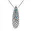 Vir Jewels 1/5 cttw green diamond pendant necklace .925 sterling silver with 18 inch chain