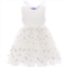 Mimi Tutu white lavender garden tulle bow dress