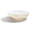ANNA New York talianna lilypad low bowl, white w/gold