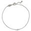 Suzy Levian 1/7 ct tdw 14k white gold diamond solitaire bracelet