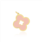 The Lovery pink pearl clover cut out charm