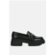 London Rag oklyn horsebit emblesihed chunky platform loafers