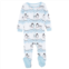 Leveret christmas kids footed cotton pajamas penguin
