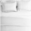 Ienjoy Home puffed rugged stripes light gray pattern duvet cover set ultra soft microfiber bedding