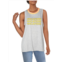 Marc New York Performance vacation womens graphic ribbed trim tank top