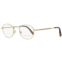 Ermenegildo Zegna mens oval eyeglasses ez5132 032 matte gold/havana 47mm
