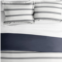 Ienjoy Home desert stripe navy reversible pattern duvet cover set ultra soft microfiber bedding