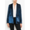 MASSIMO ALBA shawl collar jacket in blue
