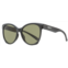 Smith womens chromapop sunglasses fairground 807l7 shiny black 55mm
