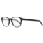 Ermenegildo Zegna mens square eyeglasses ez5169 001 black 52mm