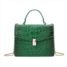 Tiffany & Fred alligator embossed leather top-handle shoulder bag