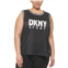 DKNY Sport plus womens jersey workout tank top