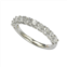 Suzy Levian sterling silver white cubic zirconia half band