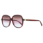 Longchamp womens square sunglasses lo668s 514 marble rouge 58mm