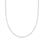 Ross-Simons italian 1mm 14kt white gold crisscross chain necklace