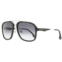 Carrera mens square sunglasses ca133s ti79o matte black/ruthenium 57mm