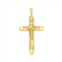 Canaria Fine Jewelry canaria mens 10kt yellow gold crucifix pendant