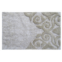 Vibhsa bathroom rug damask pattern beige & ivory