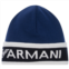 Armani blue knit hat