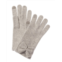 Hannah Rose herringbone trim cashmere gloves