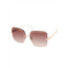 Guess Factory rimless metal square sunglasses