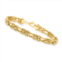 Canaria Fine Jewelry canaria 10kt yellow gold flat modified byzantine bracelet
