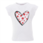 Mimi Tutu white polka dot heart t-shirt