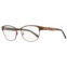 Emilio Pucci womens oval eyeglasses ep5016 050 brown/rose 53mm