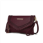MKF Collection remi vegan leather burgundy shoulder handbag