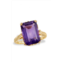SAVVY CIE JEWELS gold sterling amethyst 7.25ct