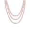 Splendid Pearls endless pink 80 freshwater pearl necklace