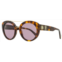 Roberto Cavalli womens oval sunglasses rc1128 52y havana/gold 54mm