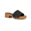 Olivia Miller womens faux leather studded mule sandals