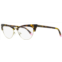 Victoria womens cateye eyeglasses vs5018 052 havana/gold 53mm