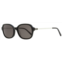 Diane Von Furstenberg womens rectangular sunglasses dvf685s 001 black/palladium 53mm