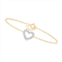 Canaria Fine Jewelry canaria diamond heart bracelet in 10kt yellow gold