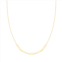 Canaria Fine Jewelry canaria italian 10kt yellow gold 5-station paper clip link necklace