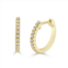 Sabrina Designs 14k gold & diamond huggie earrings