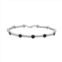 Vir Jewels 0.55 cttw black and white diamond tennis bracelet .925 sterling silver rhodium