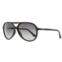 Longines mens pilot sunglasses lg0003-h 01b black 59mm