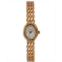 Elgin Womens Rose Gold-Tone Slanted Bracelet Watch